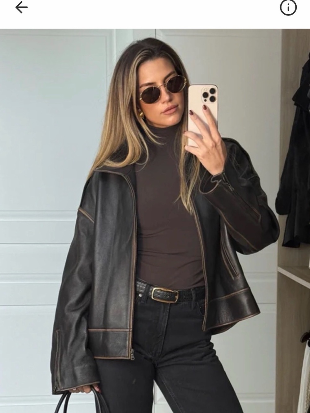 AUREUM leather jacket - Picture 2 of 3